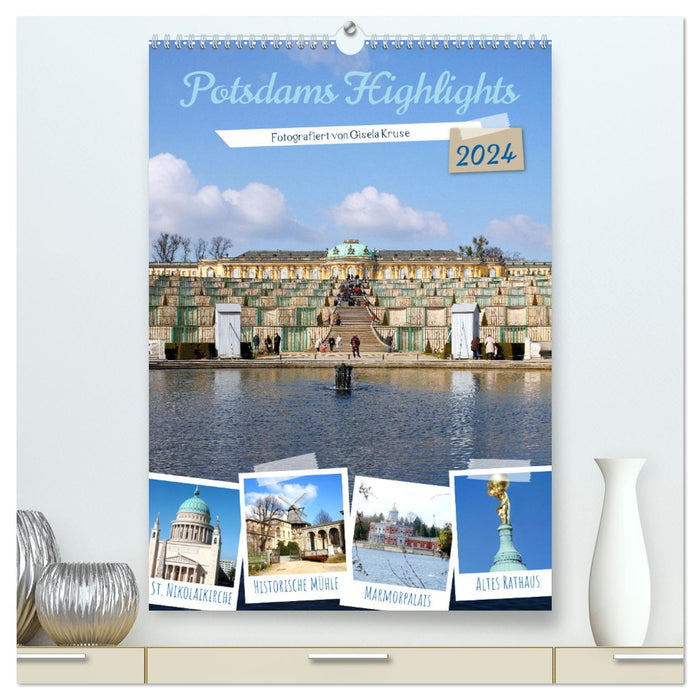 Potsdam's Highlights (CALVENDO Premium Wall Calendar 2024) 