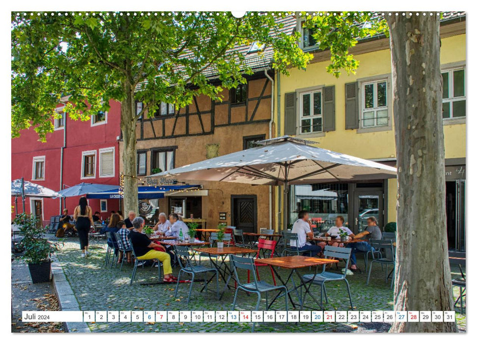 Mulhouse - Das südliche Tor der elsässischen Weinstraße (CALVENDO Premium Wandkalender 2024)