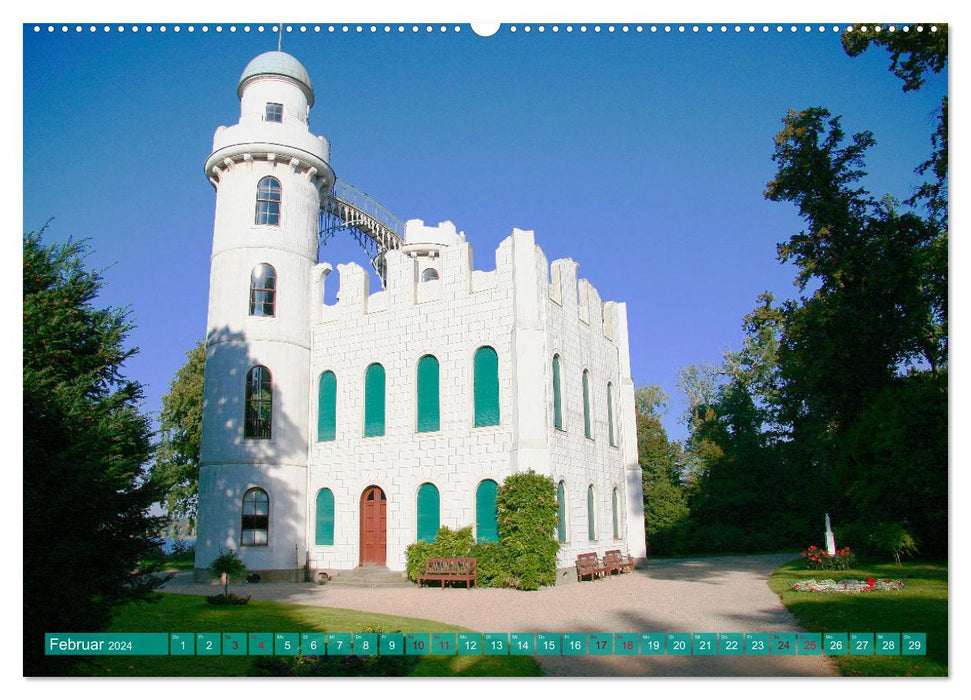 Die Pfaueninsel in Berlin (CALVENDO Wandkalender 2024)