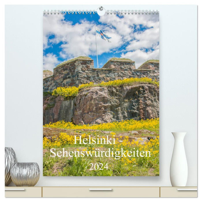 Helsinki - Sehenswürdigkeiten (CALVENDO Premium Wandkalender 2024)