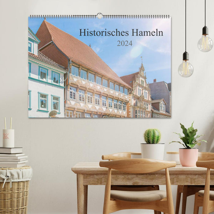 Historisches Hameln (CALVENDO Wandkalender 2024)