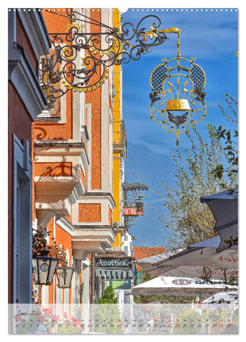 Grüße aus der Herzogstadt Erding (CALVENDO Premium Wandkalender 2024)