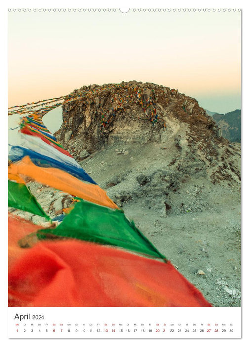 Tibet - Eine faszinierende Reise nach Asien. (CALVENDO Wandkalender 2024)