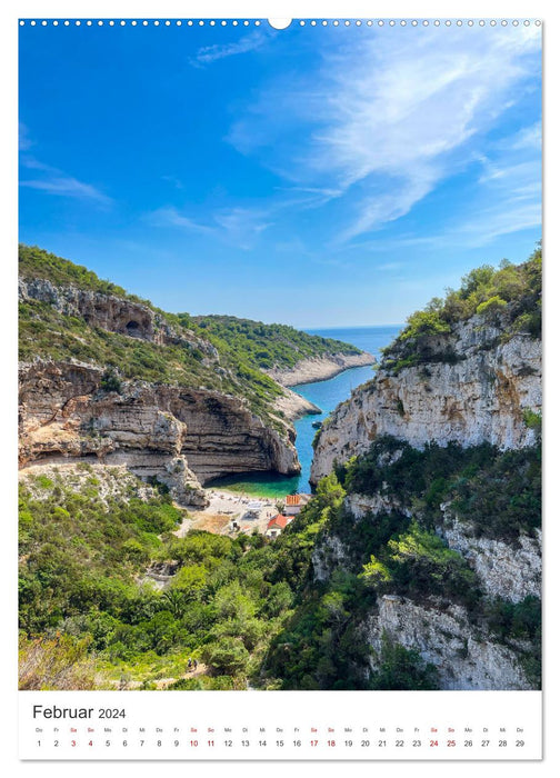 Kroatien - Eine Reise in das wunderschöne Land. (CALVENDO Wandkalender 2024)