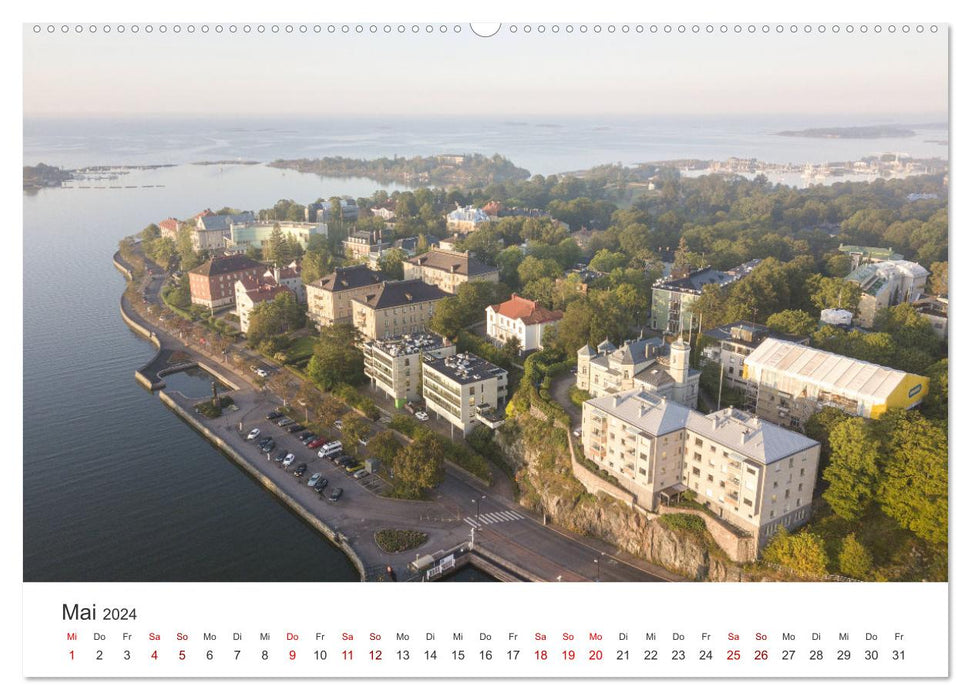 Helsinki - Eine wunderschöne Reise in die finnische Hauptstadt. (CALVENDO Wandkalender 2024)