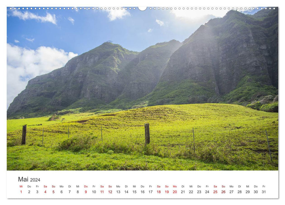 Hawaii - Wunderschöne Einblicke in das Naturparadies. (CALVENDO Wandkalender 2024)