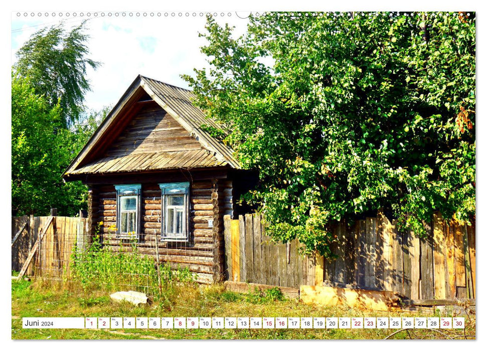 Dorfidylle - Landleben in Russland (CALVENDO Wandkalender 2024)