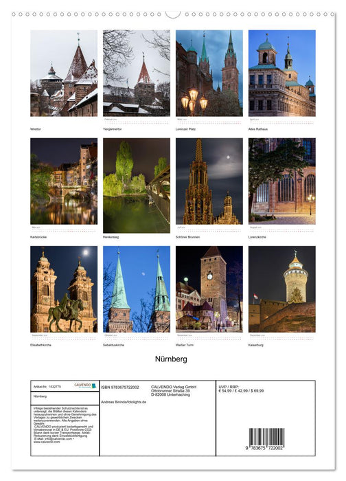 Nuremberg (CALVENDO wall calendar 2024) 