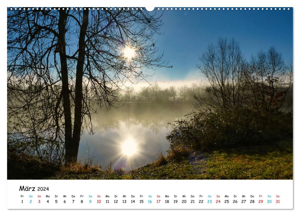 Wernau, the friendly town on the Neckar (CALVENDO wall calendar 2024) 