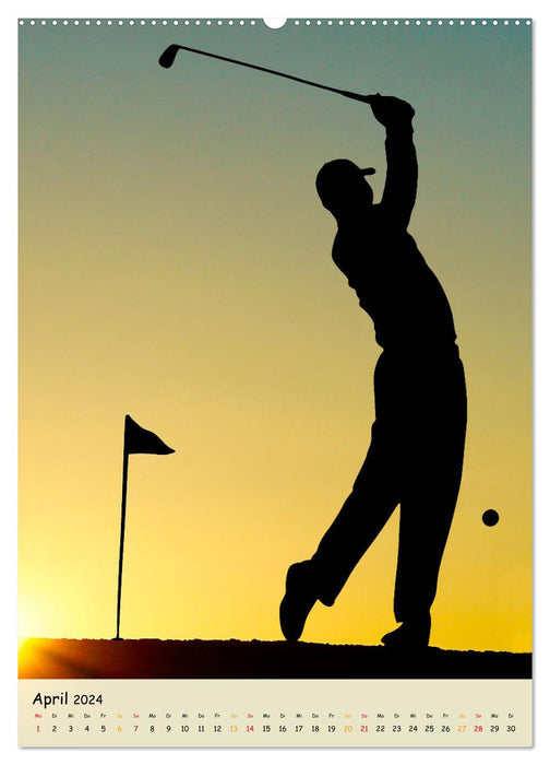 Passion golf (Calendrier mural CALVENDO 2024) 