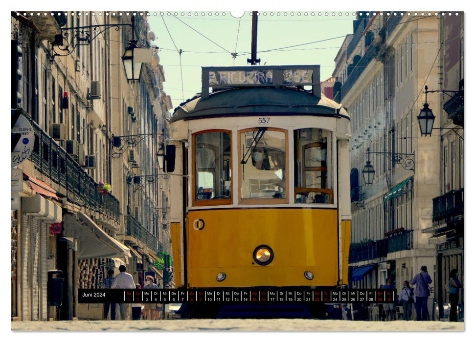 Lissabon Stadtansichten 2024 (CALVENDO Premium Wandkalender 2024)