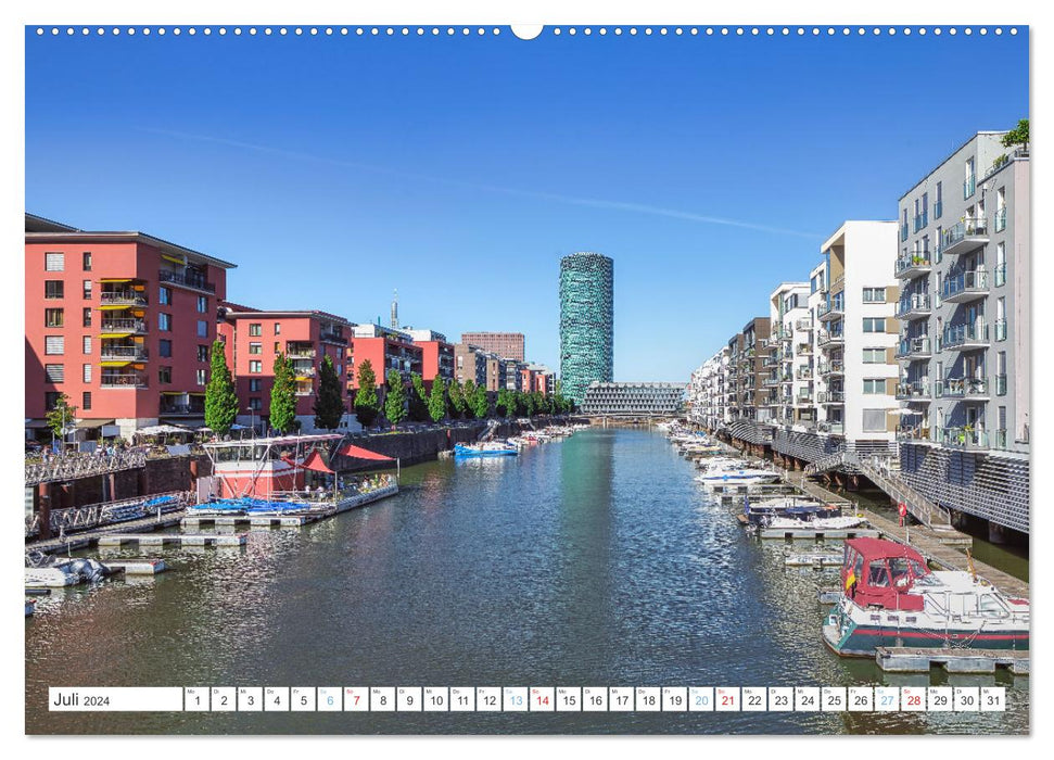 Frankfurt - Skyscrapers and Tradition (CALVENDO Premium Wall Calendar 2024) 