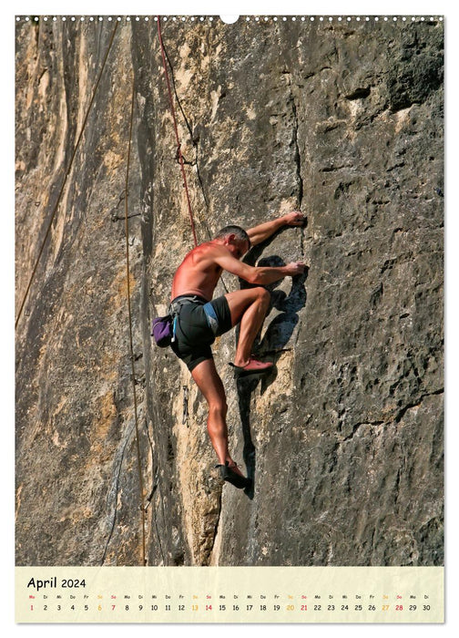 Klettern - Adrenalin pur (CALVENDO Premium Wandkalender 2024)