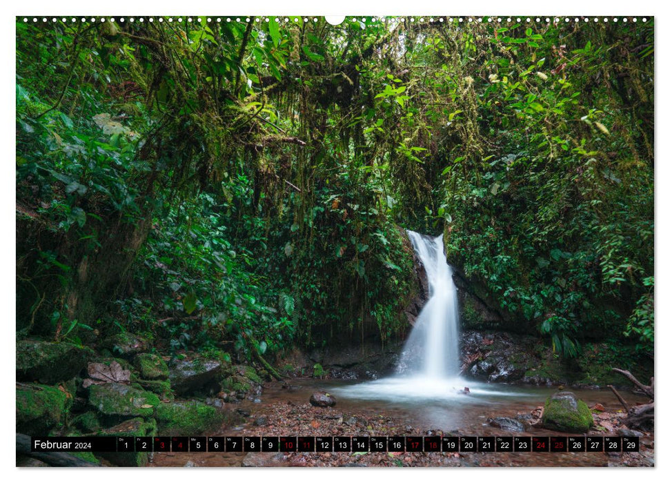 Ecuador - natural paradise on the equator (CALVENDO Premium Wall Calendar 2024) 