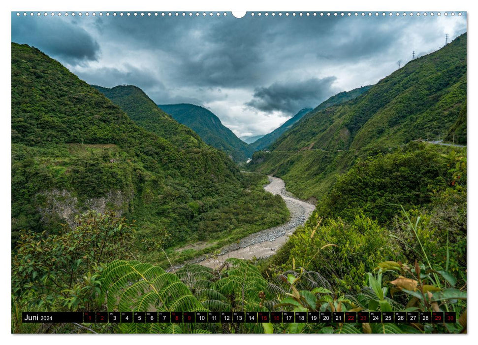 Équateur - paradis naturel sur l'équateur (Calendrier mural CALVENDO Premium 2024) 