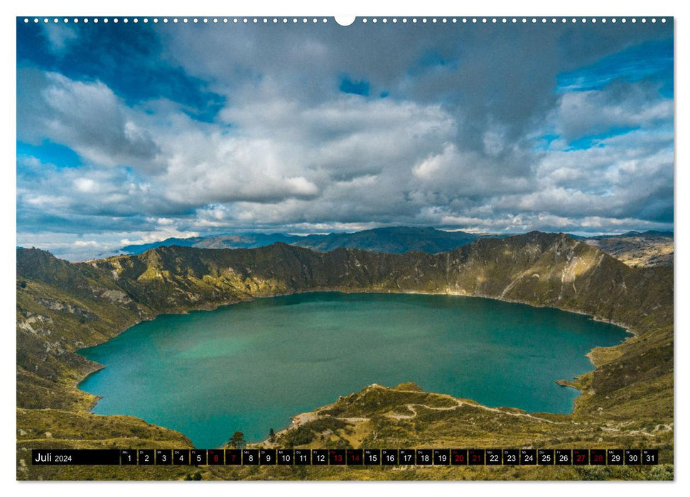 Ecuador - natural paradise on the equator (CALVENDO Premium Wall Calendar 2024) 