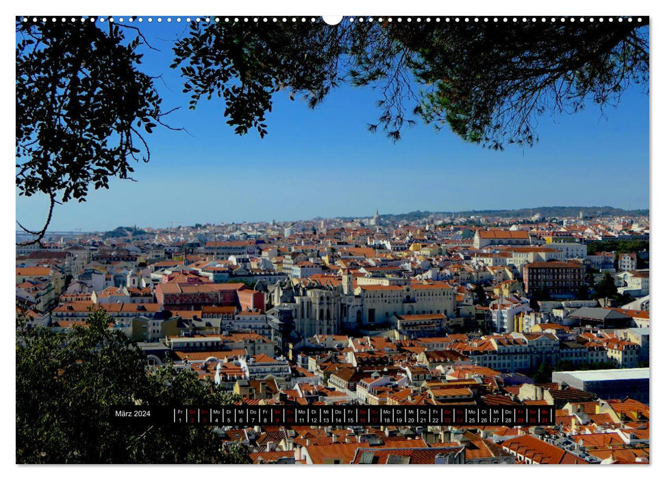Lissabon Stadtansichten 2024 (CALVENDO Wandkalender 2024)
