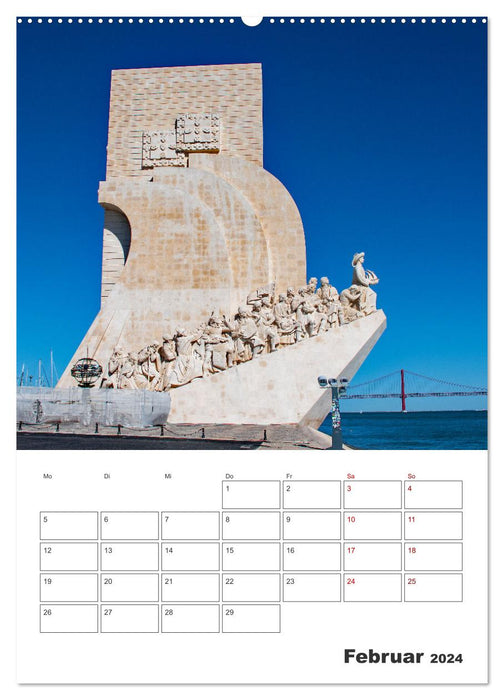 Lissabon - ein Traumreiseziel (CALVENDO Premium Wandkalender 2024)
