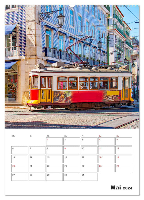 Lisbon - a dream travel destination (CALVENDO Premium Wall Calendar 2024) 