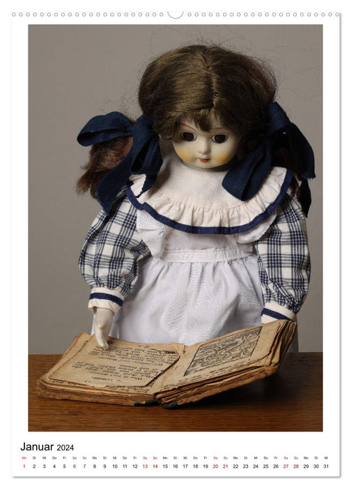 Historical dolls (CALVENDO Premium wall calendar 2024) 