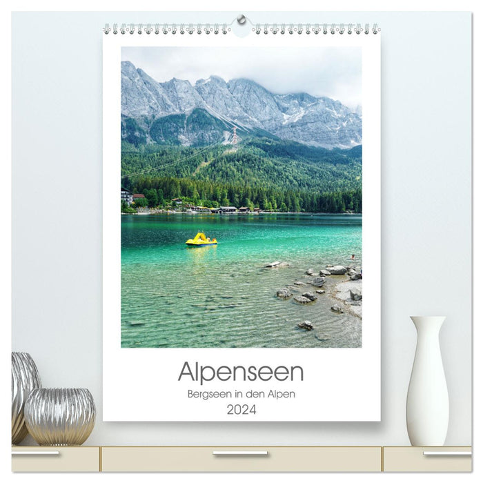 Alpine lakes (CALVENDO Premium wall calendar 2024) 