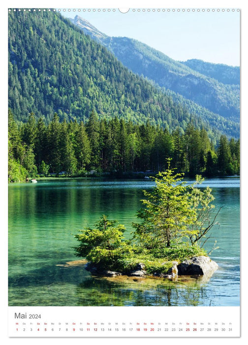 Alpine lakes (CALVENDO Premium wall calendar 2024) 