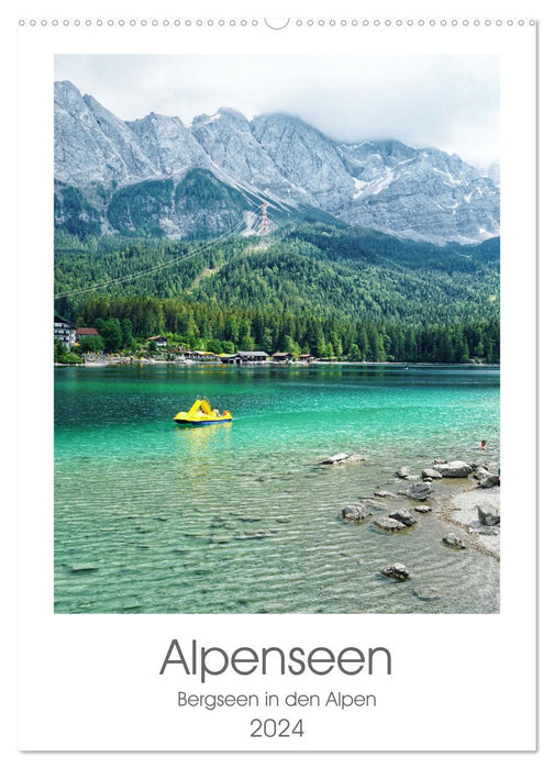 Alpine lakes (CALVENDO wall calendar 2024) 
