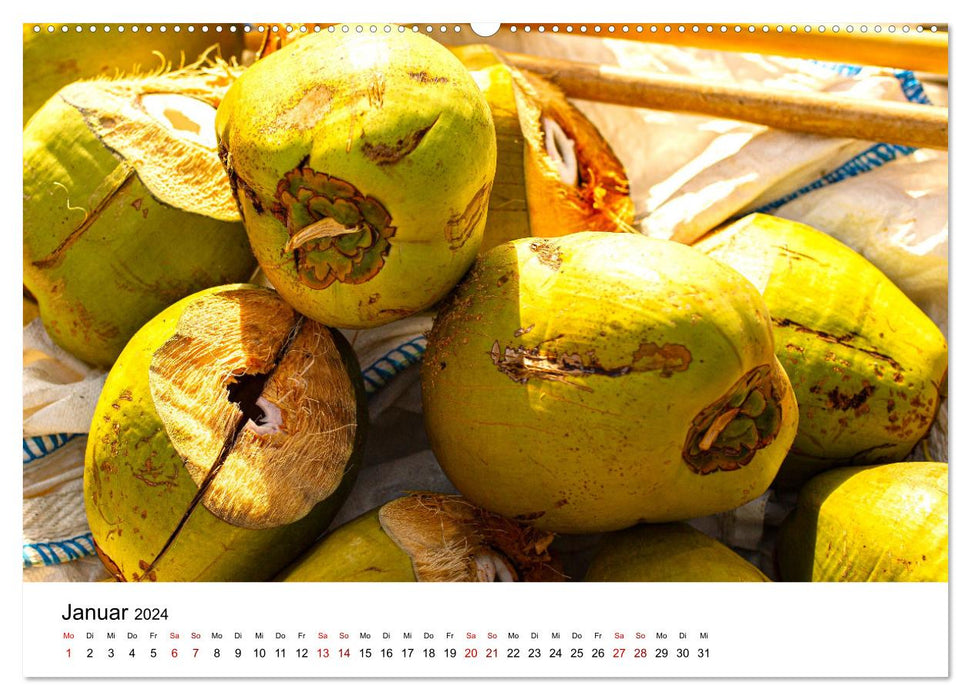 Bahamas - Paradisiacal beaches. (CALVENDO Premium Wall Calendar 2024) 