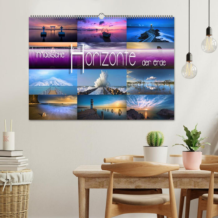 Horizons magiques de la terre (Calendrier mural CALVENDO 2024) 