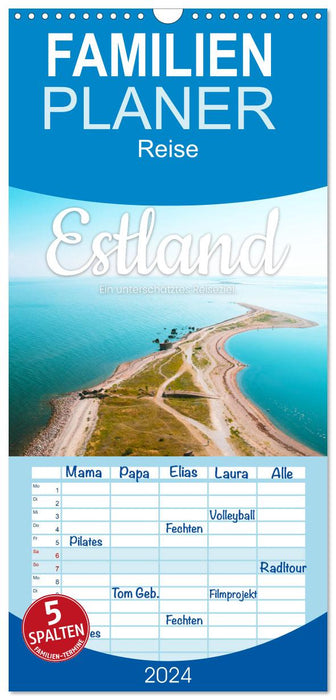 Estland - Ein unterschätztes Reiseziel. (CALVENDO Familienplaner 2024)