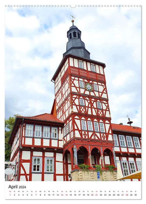 Tours en Thuringe (Calvendo Premium Calendrier mural 2024) 