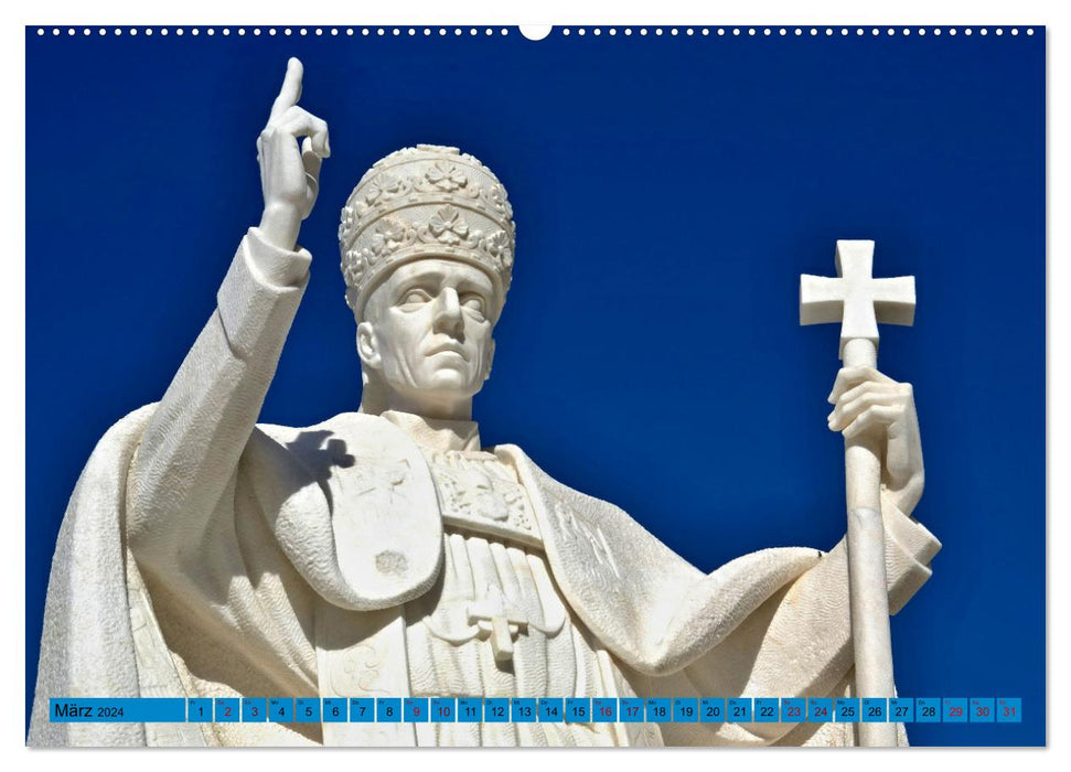 Pilgrimage to Fatima (CALVENDO Premium Wall Calendar 2024) 