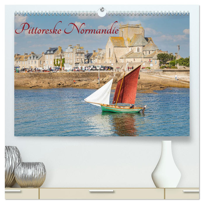 Pittoreske Normandie (CALVENDO Premium Wandkalender 2024)