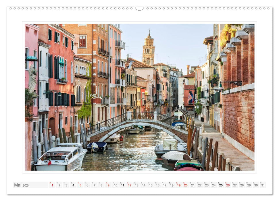 Venise – Ville dans la mer (Calvendo Premium Calendrier mural 2024) 