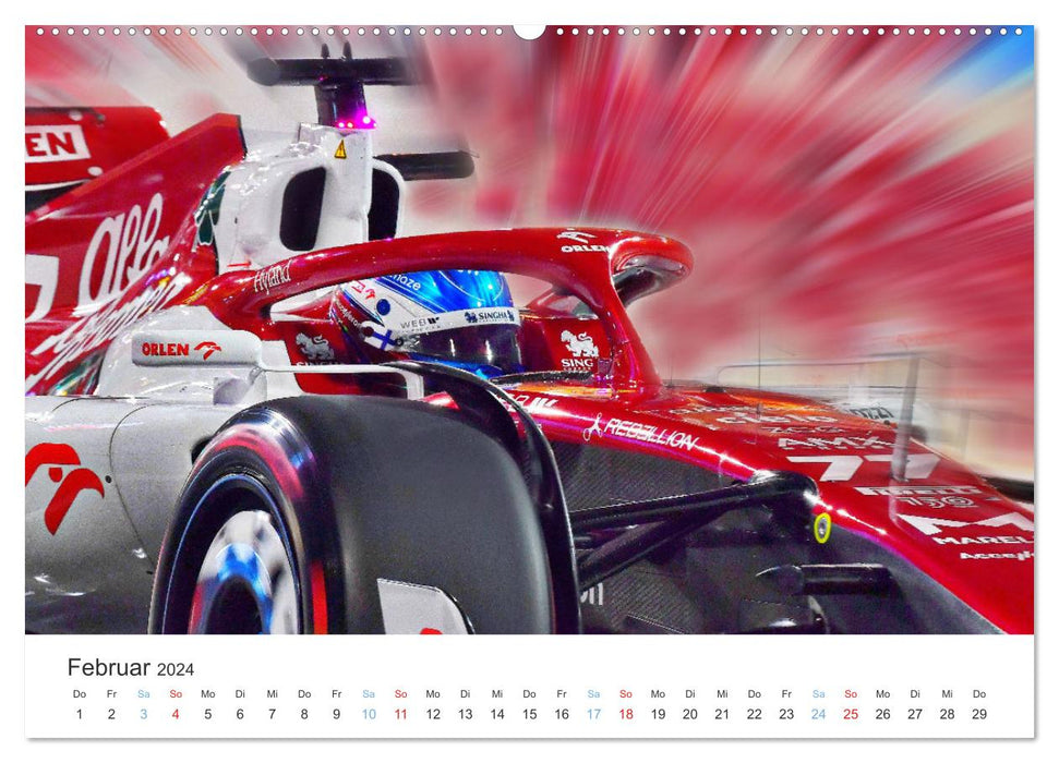 Full throttle in the premier class (CALVENDO wall calendar 2024) 