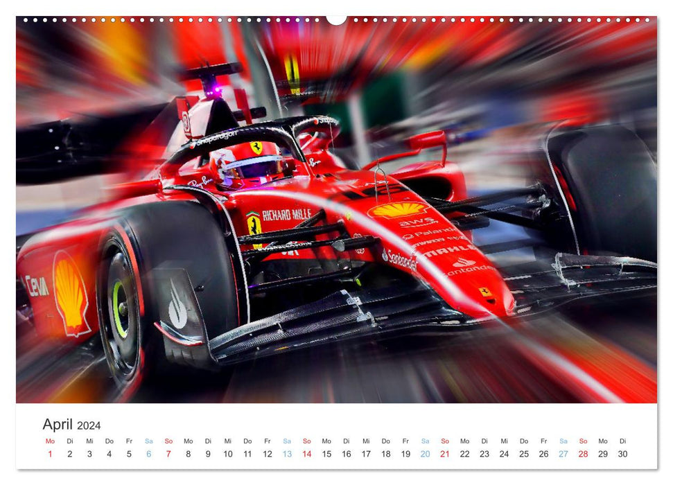 Full throttle in the premier class (CALVENDO wall calendar 2024) 