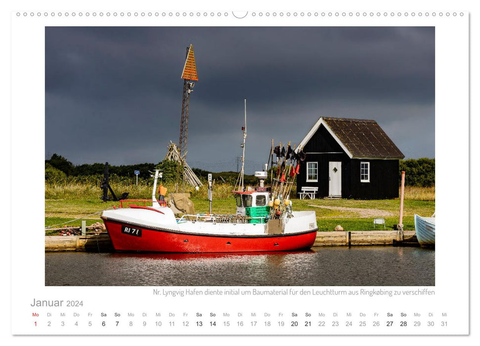 Longing Holmsland Klit – impressions and collages (CALVENDO wall calendar 2024) 