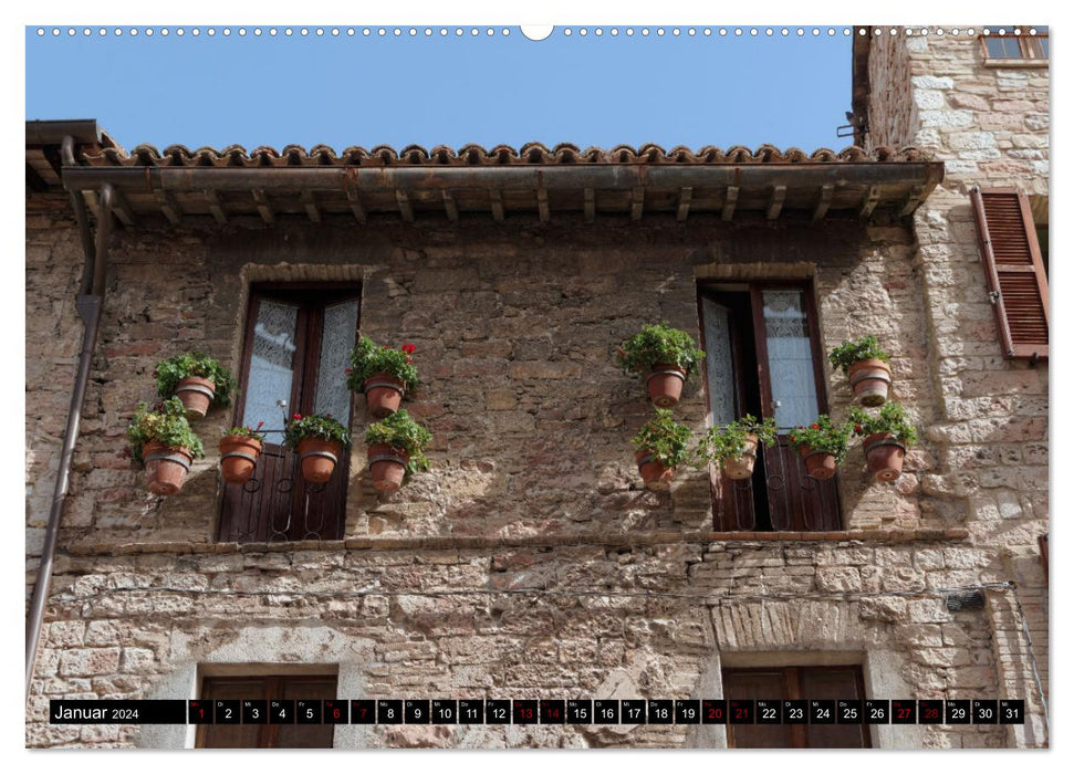 Assisi - The home of Saint Francis and Saint Clare (CALVENDO wall calendar 2024) 