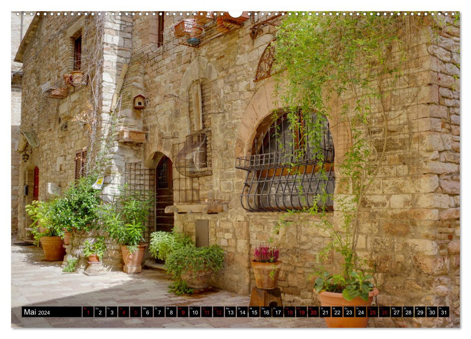 Assisi - The home of Saint Francis and Saint Clare (CALVENDO wall calendar 2024) 