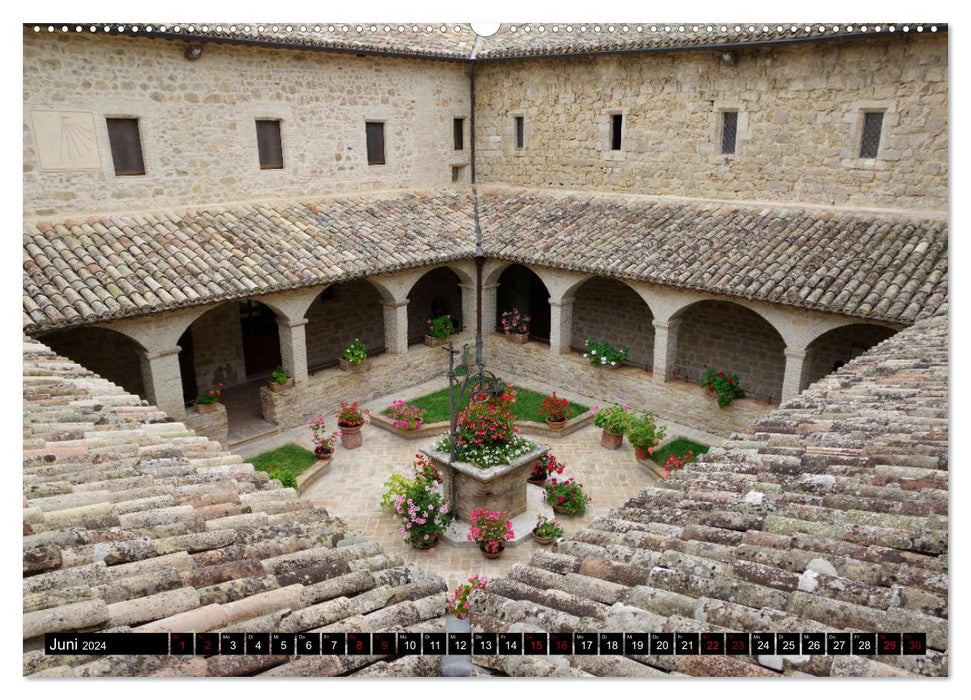 Assisi - The home of Saint Francis and Saint Clare (CALVENDO wall calendar 2024) 