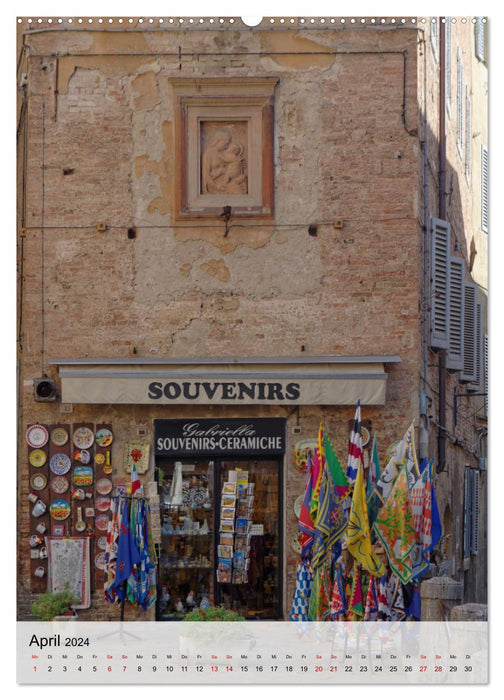 Siena - Die Toskana in Hochform (CALVENDO Wandkalender 2024)