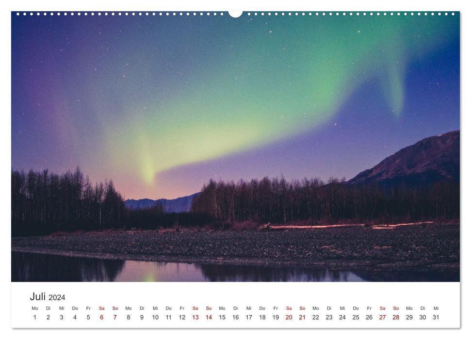 Alaska - aperçu du pays du nord. (Calendrier mural CALVENDO Premium 2024) 