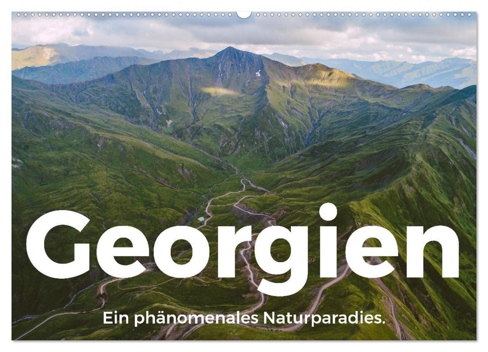 Géorgie – Un paradis naturel phénoménal. (Calendrier mural CALVENDO 2024) 