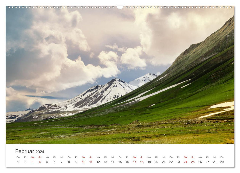 Georgia - A phenomenal natural paradise. (CALVENDO wall calendar 2024) 