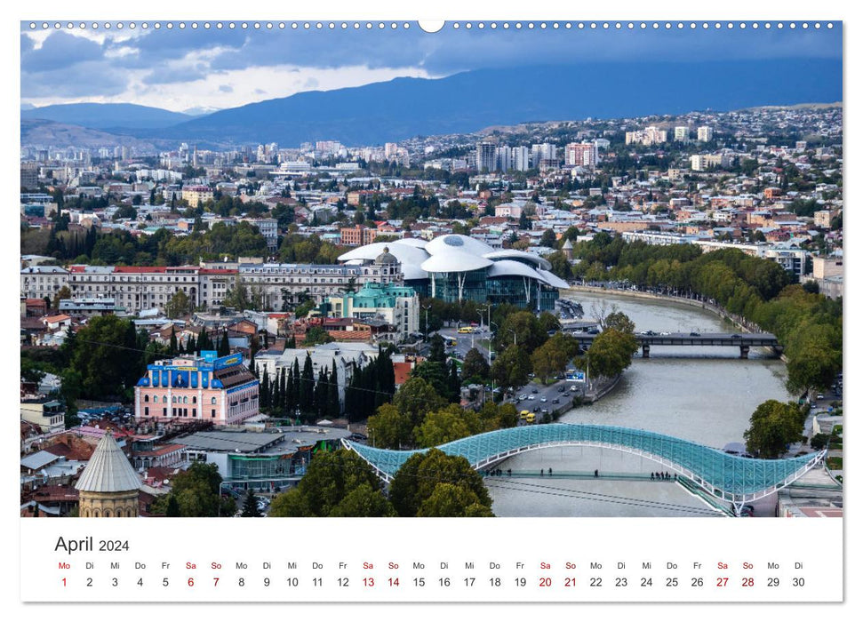 Georgia - A phenomenal natural paradise. (CALVENDO wall calendar 2024) 