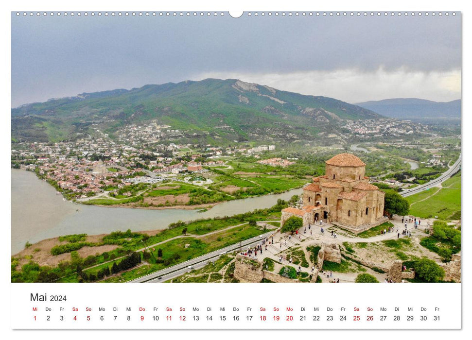 Georgia - A phenomenal natural paradise. (CALVENDO wall calendar 2024) 