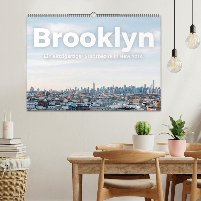Brooklyn – Un quartier unique à New York. (Calendrier mural CALVENDO 2024) 