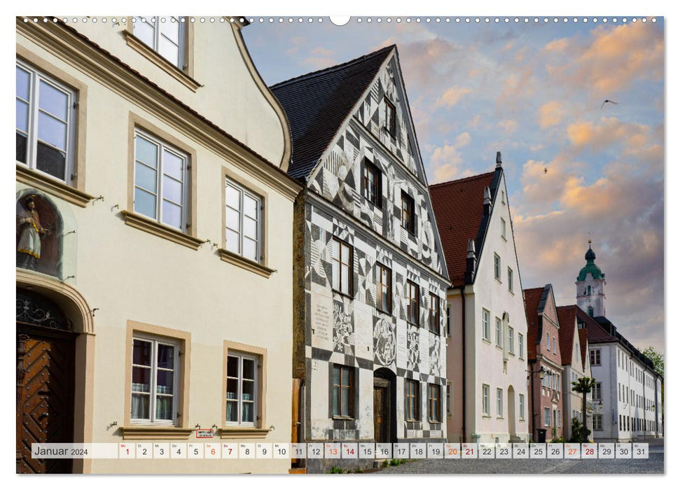 Günzburg Impressions (Calendrier mural CALVENDO Premium 2024) 