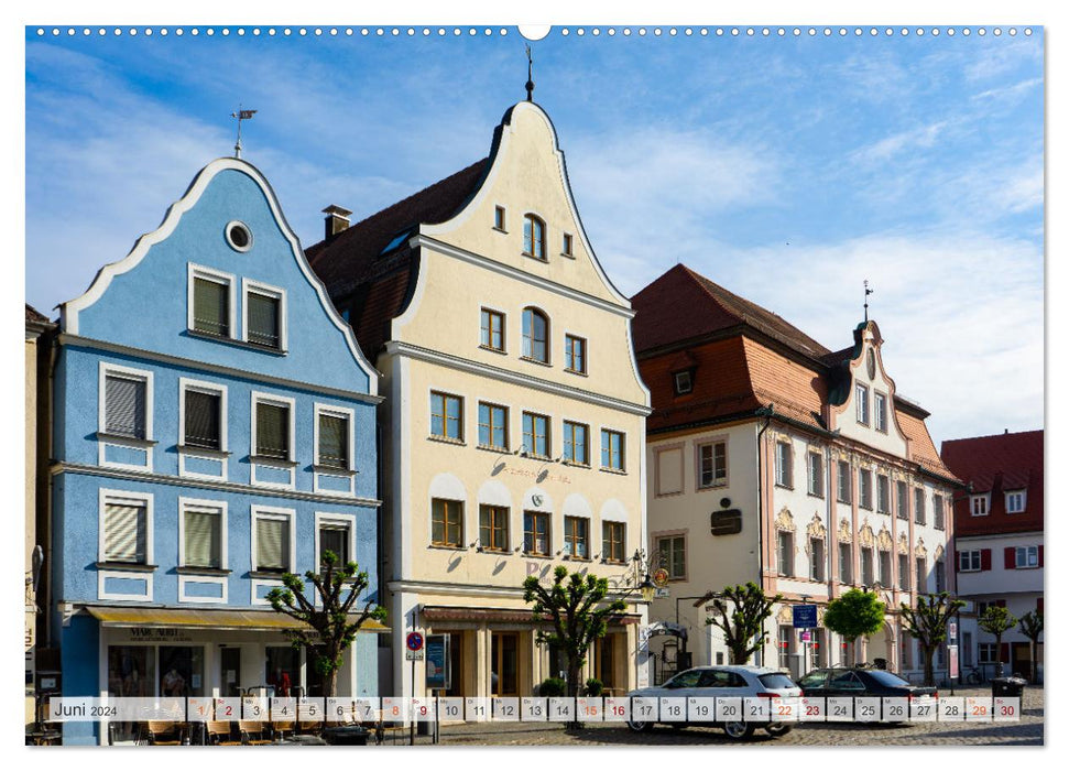 Günzburg Impressionen (CALVENDO Premium Wandkalender 2024)
