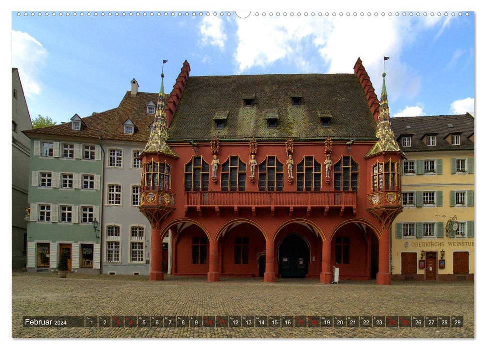 Freiburg - Gesichter einer Stadt (CALVENDO Premium Wandkalender 2024)